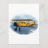 klassisches Flugzeug Postkarte (Vorderseite)