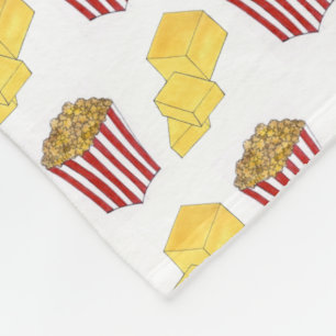 Klassisches Food Pairing Movie Theater Popcorn But Fleecedecke
