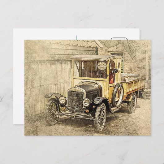 Klassisches Ford Postkarte (Vorne/Hinten)