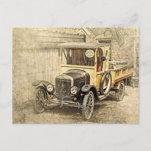 Klassisches Ford Postkarte (Vorderseite)