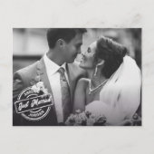 Klassisches Foto Ankündigungspostkarte (Vorderseite)