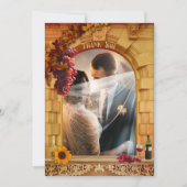 Klassisches Foto Dankeskarte (Vorderseite)