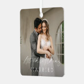 Klassisches Foto Elegante Ornament Aus Metall (Vorderseite links)