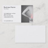 Klassisches Foto hinteren die Gesundheits-Doktors Visitenkarte (Vorne/Hinten)