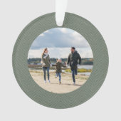 Klassisches Foto Ornament (Vorderseite)