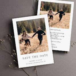 Klassisches Foto Save the Date