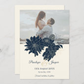 Klassisches Foto Save the Date Einladung (Vorne/Hinten)