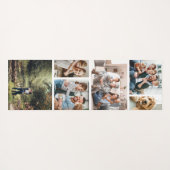 Klassisches Foto und Monogramm Yogamatte (Rückseite (Horizontal))