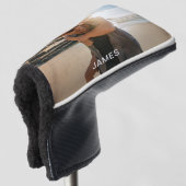 Klassisches Foto und Name Golf Headcover (3/4 Vorderseite)