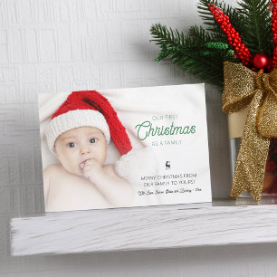 Klassisches Foto von unserem ersten Weihnachten al