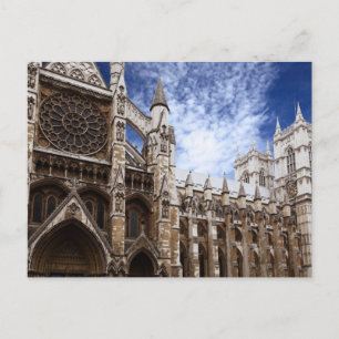 Klassisches Foto von Westminster Abbey London UK Postkarte