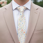 Klassisches französisches Blumenmuster des Shabby  Krawatte