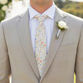 Klassisches französisches Blumenmuster des Shabby  Krawatte