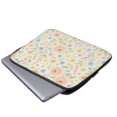 Klassisches französisches Blumenmuster des Shabby  Laptopschutzhülle (Vorne Knopf)