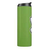 Klassisches Friedenshand-Symbol-Icon Thermosbecher (Nach links gedreht)