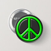 Klassisches Friedenszeichen Button (Vorne & Hinten)