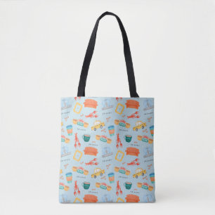 Klassisches FRIENDS™-Icons-Muster Tasche