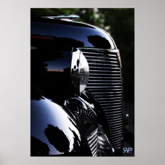 Klassisches Frisierte Auto Poster