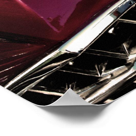 Klassisches Frisierte Auto Poster (Ecke)