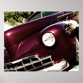 Klassisches Frisierte Auto Poster