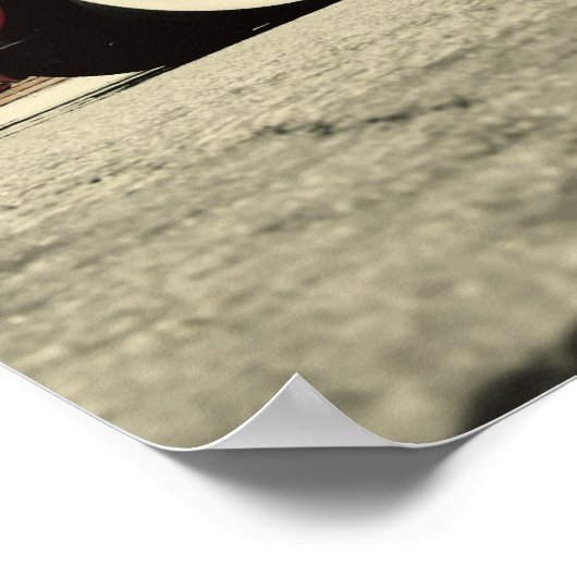 Klassisches Frisierte Auto Poster (Ecke)