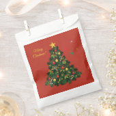 Klassisches Frohe Weihnachten Geschenktütchen (Ausgeschnitten)