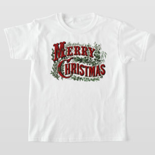 Klassisches "Frohe Weihnachten" Kinder-T-Shirt T-Shirt