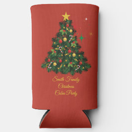 Klassisches Frohe Weihnachten Selters Dosenkühler