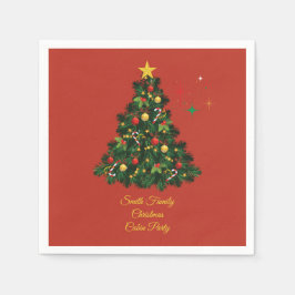 Klassisches Frohe Weihnachten Serviette