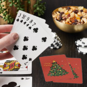 Klassisches Frohe Weihnachten Spielkarten (In Situ)