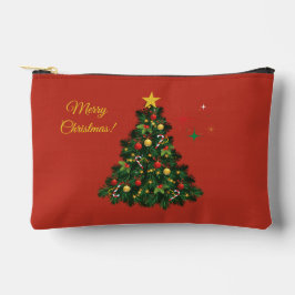 Klassisches Frohe Weihnachten Zubehörtasche
