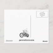 klassisches fuckyou Muster Postkarte (Rückseite)