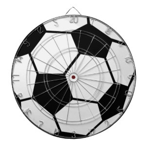 Klassisches Fußballgrafik Traditioneller Sportfan Dartscheibe