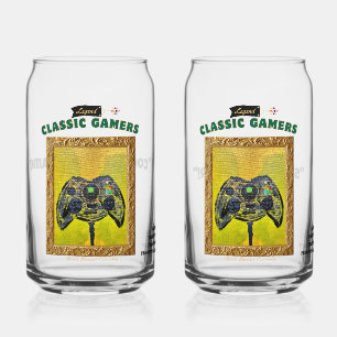 Klassisches Gamer Sick Box Paare-Set Dosenglas