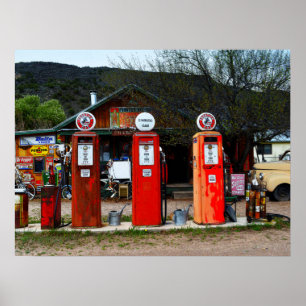 Klassisches Gasmuseum, New Mexico Poster
