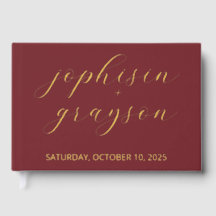 Klassisches Gästebuch, Modernes Gästebuch für Hoch