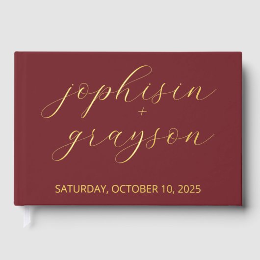 Klassisches Gästebuch, Modernes Gästebuch für Hoch (Vorderseite)