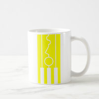Klassisches Gelb der langsamen Tasse