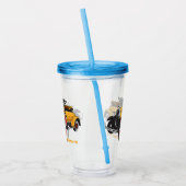 Klassisches gelbes Auto 1931 Acryltrinkbecher (Links)