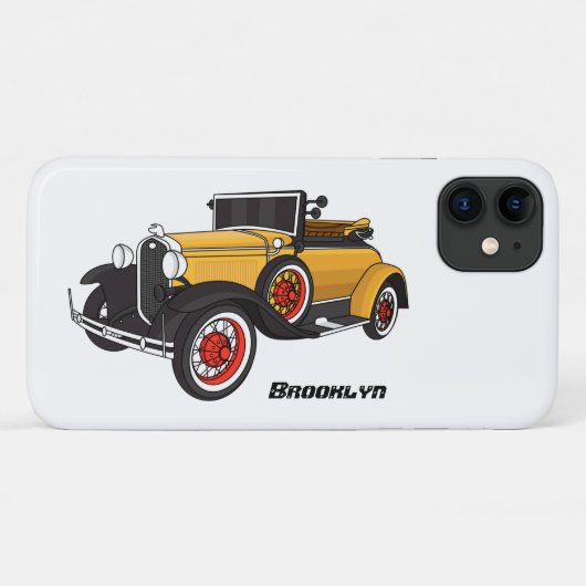 Klassisches gelbes Auto 1931 Case-Mate iPhone Hülle (Rückseite (Horizontal))