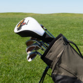 Klassisches gelbes Auto 1931 Golf Headcover (In SItu)
