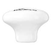 Klassisches gelbes Auto 1931 Keramikknauf (Seitenansicht)