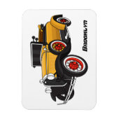 Klassisches gelbes Auto 1931 Magnet (Vertikal)