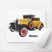 Klassisches gelbes Auto 1931 Mousepad (Mit Mouse)