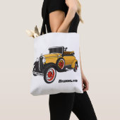 Klassisches gelbes Auto 1931 Tasche (Von Nahem)