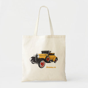 Klassisches gelbes Auto 1931 Tragetasche