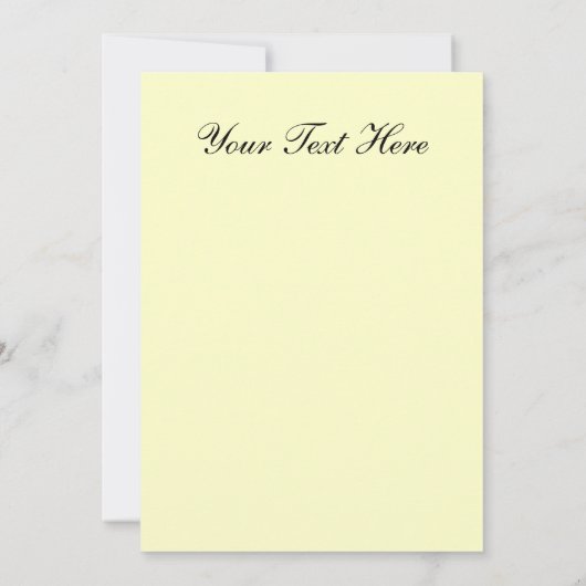 Klassisches gelbes Happy-Gesicht der 70er Jahre Einladung (Rückseite)