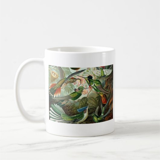 Klassisches Gemälde von Kolibri Kaffeetasse (Links)