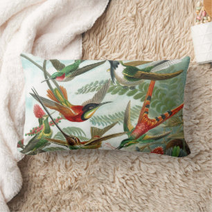 Klassisches Gemälde von Kolibri Lendenkissen