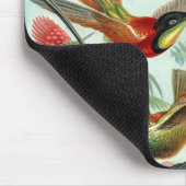 Klassisches Gemälde von Kolibri Mousepad (Ecke)
